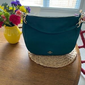 Emerald Green Coach Bag
